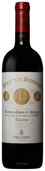 Torre Zambra Brune Rosse Montepulciano d'Abruzzo Riserva
