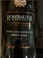 Rombauer Vineyards Gary’s Vineyard Pinot Noir