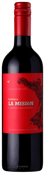 Vinho William Fevre Tinto Meio Seco Estados Unidos La Mission Reserva Cabernet Sauvignon 2020 750ml