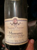 Françoise Chauvenet Mercurey 1er Cru 'Le Clos L'Evêque'