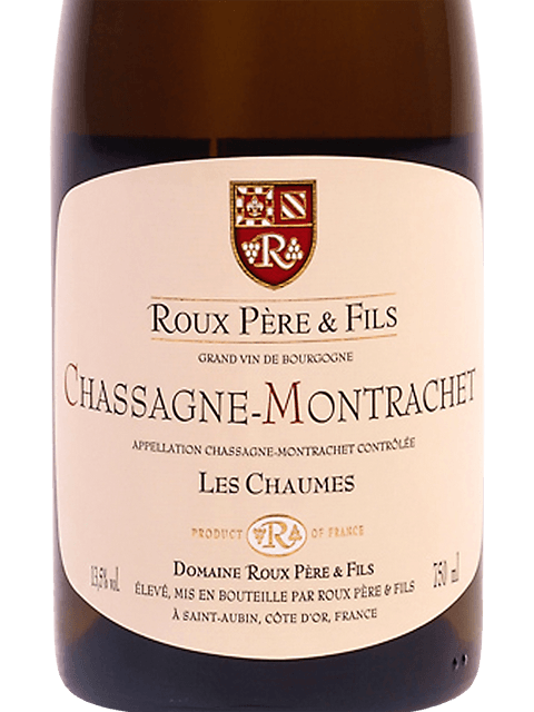 Roux Père & Fils Chassagne-Montrachet Les Chaumes | Vivino English