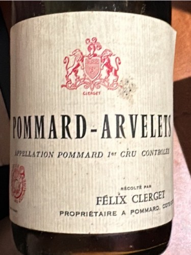 Felix Clerget Pommard 1er Cru 'Les Arvelets' | Vivino English