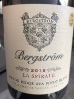 Bergström La Spirale Pinot Blanc