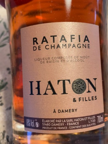 Champagne Haton & Filles Ratafia de Champagne | Vivino US