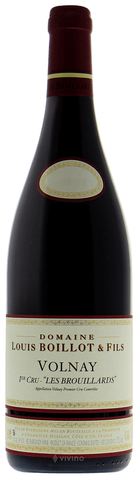 Louis Boillot & Fils Volnay 1er Cru 'Les Brouillards' | Vivino English