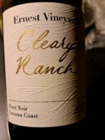 Ernest Vineyards Cleary Ranch Pinot Noir
