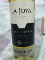Bisquertt Family Vineyards La Joya Gran Reserva Late Harvest Sémillon