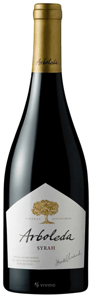 Vinho Arboleda Tinto Seco Chile Syrah 2017 750ml