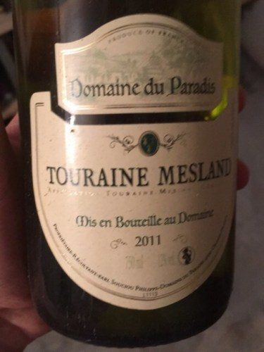 Domaine du Paradis Touraine Mesland Blanc Vivino