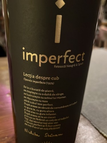 Crama Rasova Imperfect Fetească Neagră | Vivino English