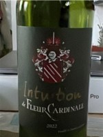 Château Fleur Cardinale Intuition de Fleur Cardinale Blanc