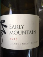 Early Mountain Chardonnay Reserve