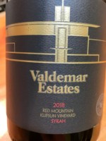 Valdemar Estates Klipsun Vineyard Syrah