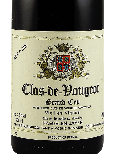 Haegelen-Jayer Vieilles Vignes Clos de Vougeot Grand Cru | Vivino