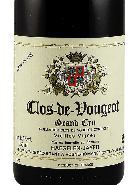 Haegelen-Jayer Vieilles Vignes Clos de Vougeot Grand Cru | Vivino