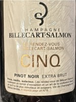 Billecart-Salmon Les Rendez-Vous de Billecart-Salmon Cinq Pinot Noir Extra Brut Champagne