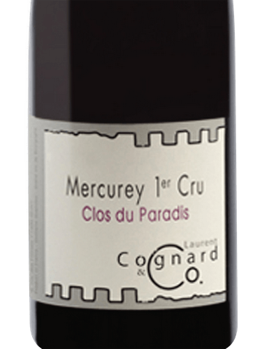 Domaine Laurent Cognard Mercurey Premier Cru 'Clos de Paradis
