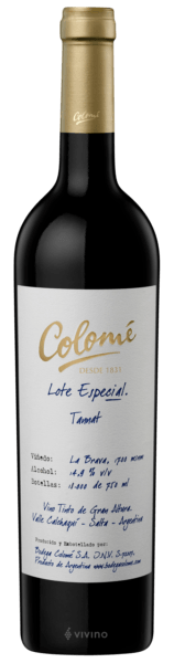 Colomé Lote Especial Tannat