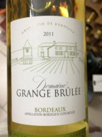 Landeau Domaine Grange Brulée Bordeaux Blanc
