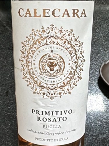 Calecara Primitivo Rosato | Vivino US