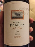 Pampas del Sur Reserve Syrah