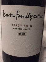 Krutz Sonoma Coast Pinot Noir