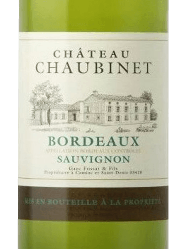 Château Chaubinet Bordeaux Sauvignon | Vivino 日本語