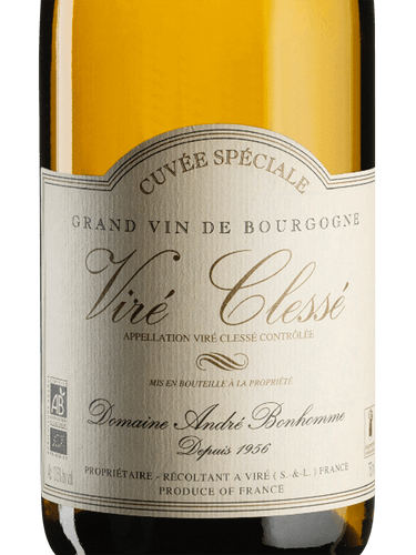 白ワイン2本セット Pete's Pure & Andre Bonhomme André Bonhomme Viré-Clessé Cuvée Spéciale | Vivino English
