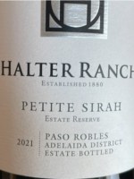 Halter Ranch Estate Reserve Petite Sirah