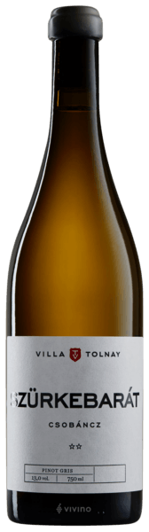 Villa Tolnay Szürkebarát Csobáncz Pinot Gris