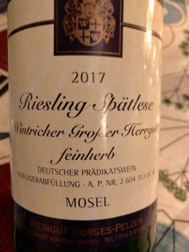 Wintricher Großer Herrgott Riesling750ml 1993 Weingut Wilhelm Weber-Ostermann Wintricher Großer