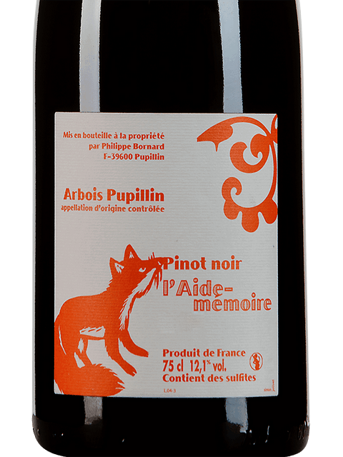 Philippe Bornard L'Aide-Memoire Arbois Pupillin | Vivino English
