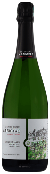 A.Bergère Terres Blanches Blanc de Blancs Brut Nature Champagne