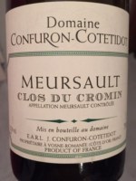 Domaine Confuron-Cotetidot Clos du Cromin Meursault