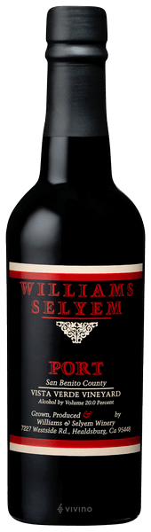 Williams Selyem Vista Verde Vineyard Port