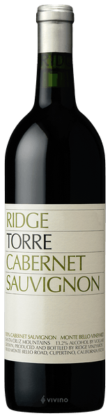 Ridge Vineyards Torre Cabernet Sauvignon