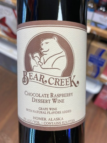 Bear Creek Chocolate Raspberry | Vivino US