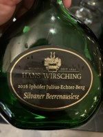 Hans Wirsching Iphöfer Julius-Echter-Berg Silvaner Beerenauslese