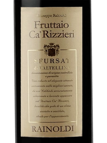 Fruttaio Ca’ Rizzieri Sfursat di Valtellina