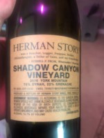 Herman Story Shadow Canyon Vineyard