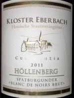 Kloster Eberbach Spätburgunder Brut Blanc De Noirs Höllenberg Crescentia
