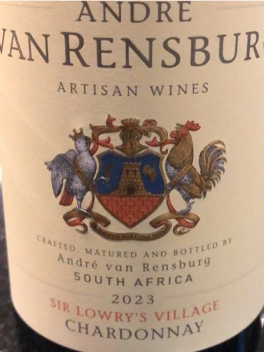 André van Rensburg Sir Lowry's Village Chardonnay | Vivino English