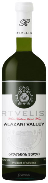 Rtvelisi (რთველისი) Alazani Valley White Medium Sweet (ალაზნის ველი თეთრი საშუალო ტკბილი)