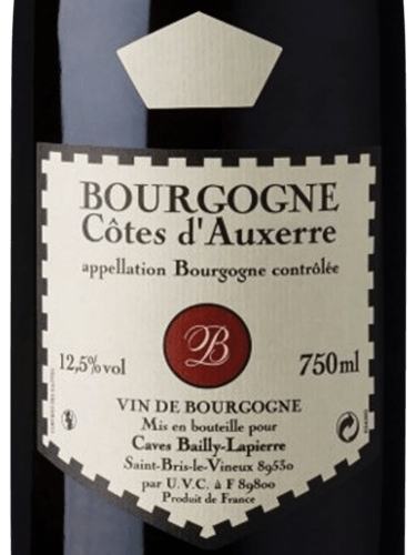 Bailly Lapierre Bourgogne Côtes d'Auxerre Rouge | Vivino Hong Kong