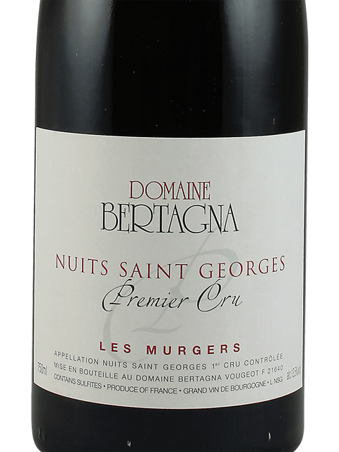 ワイン Nuits-St-es 1er Cru Les Murgers 08 Domaine Bertagna Nuits-Saint-Georges Premier Cru 'Les Murgers