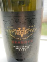 Beaulieu Vineyard (BV) Reserve Cabernet Franc