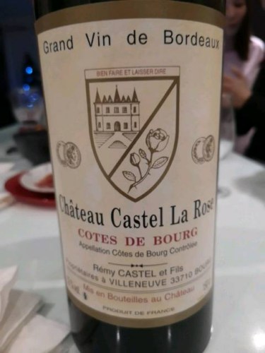 Château Castel La Rose Côtes de Bourg | Vivino Français