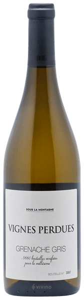 Jeff Carrel Vignes Perdues Grenache Gris