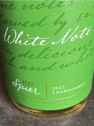 Spier White Note Chardonnay | Vivino US
