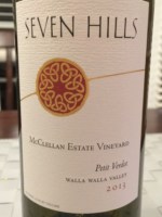 Seven Hills McClellan Estate Vineyard Petit Verdot